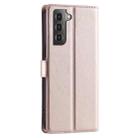 For Samsung Galaxy S22 5G Voltage Ultra-thin Dot Leather Phone Case(Rose Gold) - 3