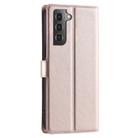 For Samsung Galaxy S22+ 5G Voltage Ultra-thin Dot Leather Phone Case(Rose Gold) - 3