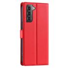 For Samsung Galaxy S22+ 5G Voltage Ultra-thin Dot Leather Phone Case(Red) - 3