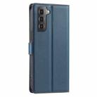 For Samsung Galaxy S22+ 5G Voltage Ultra-thin Dot Leather Phone Case(Blue) - 3