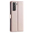 For Samsung Galaxy S21 5G Voltage Ultra-thin Dot Leather Phone Case(Rose Gold) - 3