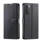 For Samsung Galaxy S21 5G Voltage Ultra-thin Dot Leather Phone Case(Black) - 1