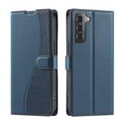 For Samsung Galaxy S21+ 5G Voltage Ultra-thin Dot Leather Phone Case(Blue) - 1