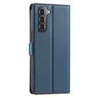 For Samsung Galaxy S21+ 5G Voltage Ultra-thin Dot Leather Phone Case(Blue) - 3