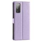 For Samsung Galaxy S20 FE Voltage Ultra-thin Dot Leather Phone Case(Purple) - 3