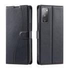 For Samsung Galaxy S20 FE Voltage Ultra-thin Dot Leather Phone Case(Black) - 1