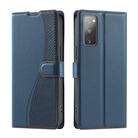 For Samsung Galaxy S20 FE Voltage Ultra-thin Dot Leather Phone Case(Blue) - 1