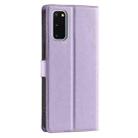 For Samsung Galaxy S20 Voltage Ultra-thin Dot Leather Phone Case(Purple) - 3