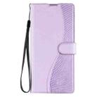 For Samsung Galaxy S25 Ultra 5G Voltage Ultra-thin Dot Leather Phone Case(Purple) - 2