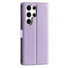 For Samsung Galaxy S25 Ultra 5G Voltage Ultra-thin Dot Leather Phone Case(Purple) - 3