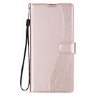For Samsung Galaxy S25 Ultra 5G Voltage Ultra-thin Dot Leather Phone Case(Rose Gold) - 2