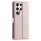 For Samsung Galaxy S25 Ultra 5G Voltage Ultra-thin Dot Leather Phone Case(Rose Gold) - 3