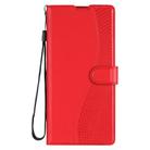 For Samsung Galaxy S25 Ultra 5G Voltage Ultra-thin Dot Leather Phone Case(Red) - 2