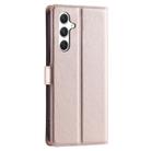 For Samsung Galaxy S25 5G Voltage Ultra-thin Dot Leather Phone Case(Rose Gold) - 3