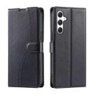 For Samsung Galaxy S25+ 5G Voltage Ultra-thin Dot Leather Phone Case(Black) - 1