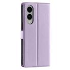 For Samsung Galaxy S25 Edge 5G Voltage Ultra-thin Dot Leather Phone Case(Purple) - 3
