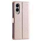 For Samsung Galaxy S25 Edge 5G Voltage Ultra-thin Dot Leather Phone Case(Rose Gold) - 3