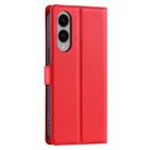 For Samsung Galaxy S25 Edge 5G Voltage Ultra-thin Dot Leather Phone Case(Red) - 3