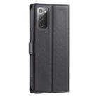 For Samsung Galaxy Note20 Voltage Ultra-thin Dot Leather Phone Case(Black) - 3