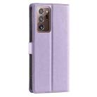 For Samsung Galaxy Note20 Ultra Voltage Ultra-thin Dot Leather Phone Case(Purple) - 3