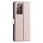 For Samsung Galaxy Note20 Ultra Voltage Ultra-thin Dot Leather Phone Case(Rose Gold) - 3