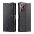 For Samsung Galaxy Note20 Ultra Voltage Ultra-thin Dot Leather Phone Case(Black) - 1