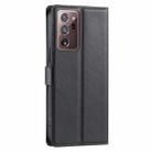 For Samsung Galaxy Note20 Ultra Voltage Ultra-thin Dot Leather Phone Case(Black) - 3