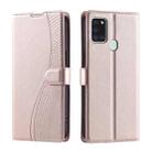 For Samsung Galaxy A21s Voltage Ultra-thin Dot Leather Phone Case(Rose Gold) - 1