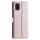 For Samsung Galaxy A21s Voltage Ultra-thin Dot Leather Phone Case(Rose Gold) - 3