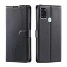 For Samsung Galaxy A21s Voltage Ultra-thin Dot Leather Phone Case(Black) - 1