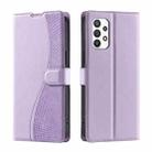 For Samsung Galaxy A32 4G Voltage Ultra-thin Dot Leather Phone Case(Purple) - 1