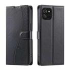 For Samsung Galaxy A03 164mm Voltage Ultra-thin Dot Leather Phone Case(Black) - 1