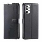 For Samsung Galaxy A33 5G Voltage Ultra-thin Dot Leather Phone Case(Black) - 1