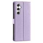 For Samsung Galaxy A15 4G / 5G Voltage Ultra-thin Dot Leather Phone Case(Purple) - 3