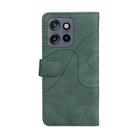 For Motorola Edge 50 Neo Dual-color Splicing Flip Leather Phone Case(Green) - 3