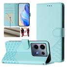 For Infinix Note 30 VIP Honeycomb Embossing RFID Leather Phone Case(Mint Green) - 1