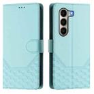 For itel A95 5G Honeycomb Embossing RFID Leather Phone Case(Mint Green) - 2
