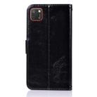 For Huawei Y5P / Honor 9s Copper Buckle Retro Crazy Horse Texture Horizontal Flip Leather Case with Holder & Card Slots & Wallet(Black) - 3