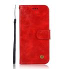 For Huawei Y5P / Honor 9s Copper Buckle Retro Crazy Horse Texture Horizontal Flip Leather Case with Holder & Card Slots & Wallet(Red) - 2