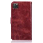 For Huawei Y5P / Honor 9s Copper Buckle Retro Crazy Horse Texture Horizontal Flip Leather Case with Holder & Card Slots & Wallet(Wine Red) - 3