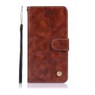 For Huawei Y5P / Honor 9s Copper Buckle Retro Crazy Horse Texture Horizontal Flip Leather Case with Holder & Card Slots & Wallet(Brown) - 2