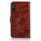 For Xiaomi Redmi 9A Copper Buckle Retro Crazy Horse Texture Horizontal Flip Leather Case with Holder & Card Slots & Wallet(Brown) - 2
