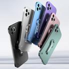 For iPhone 11 Pro Max Baking Varnish 360 Rotate Holder No Frame PC Phone Case(Purple) - 2