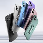 For iPhone 13 Pro Max Baking Varnish 360 Rotate Holder No Frame PC Phone Case(Purple) - 2