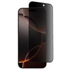 For iPhone 16 Pro Max ZGA 0.33mm 2.5D Anti-static Privacy Tempered Glass Film - 1