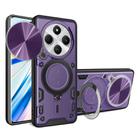 For Redmi 14C 4G CD Texture Sliding Camshield Magnetic Holder Phone Case(Purple) - 1