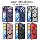 For Redmi 14C 4G CD Texture Sliding Camshield Magnetic Holder Phone Case(Purple) - 2