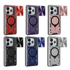 For Redmi Note 14 5G CD Texture Sliding Camshield Magnetic Holder Phone Case(Silver) - 2