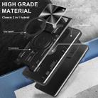 For Redmi Note 14 4G 164.48mm CD Texture Sliding Camshield Magnetic Holder Phone Case(Blue) - 3