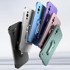 For Huawei nova 10 Pro Baking Varnish 360 Rotate Holder No Frame PC Phone Case(Silver) - 2